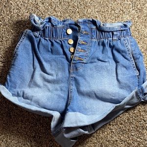 denim shorts